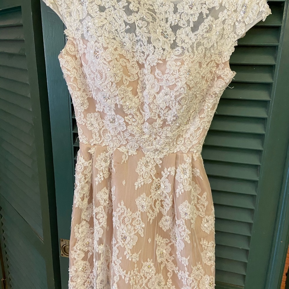Beautiful beaded lace dress